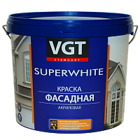 VGT SUPERWHITE / ВГТ ВД-АК-1180 краска акриловая фасадная