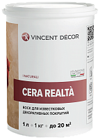 Vincent Decor Cera Realta / Винсент Декор Чера Реальта глянцевый воск для декоративных покрытий