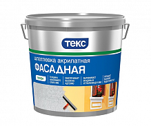 Шпатлевка фасадная акрилатная Текс «Профи»