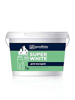 Краска акриловая для фасада супербелая GOODHIM TN