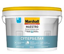Marshall / Маршал Белый Потолок Люкс краска для потолка